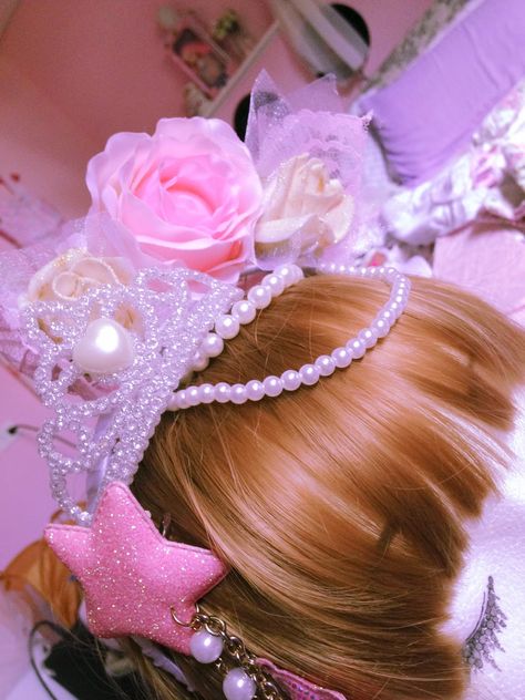 ✧ Hime-style Lolita Headdress DIY Tutorial! ✧ Headdress Ideas Diy, Headdress Ideas, Headdress Diy, Goth Diy, Kawaii Diy, Diy Fashion Clothing, Kawaii Jewelry, Cosplay Diy, Tips For Women