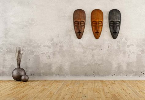 How to Hang Masks on a Wall [7 Ways] How To Display Masks On Wall, Masks On Wall, Vintage Masks, Digital Design Trends, Hand Mask, Wall Mask, Paper Mask, How To Hang, Wall Frames