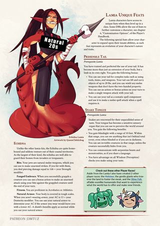 Monster Girl Collection 1 - 3 Monster Girl Inspired Player Races by DM Tuz and Chikkibug (Reworked) Homebrew Races, D D Races, D D Classes, Dnd Classes, Dnd Races, Dnd Homebrew, Ascii Art, Dnd 5e Homebrew, Dnd Dragons