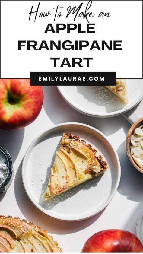 French Fruit Tart Recipe, Apple Frangipane Tart, Almond Cream Filling, French Apple Tart Recipe, Apple Frangipane, Fall Winter Desserts, Curd Tarts, American Apple Pie, French Apple Tart