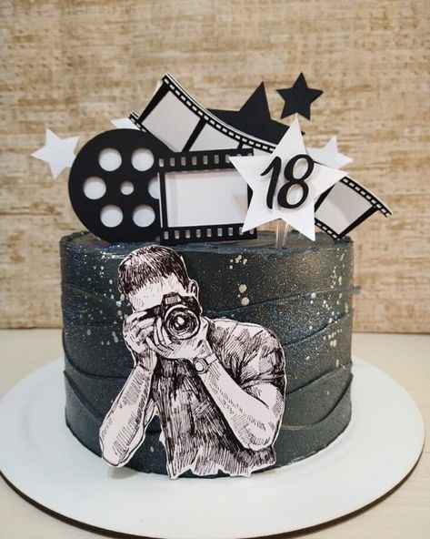 Photographer Cake Ideas, Camera Theme Cake, Camera Cake Ideas, Birthday Cake For Brother, Camera Cake, Camera Cakes, Music Cakes, Fondant Cake Designs, Birthday Cake Pictures