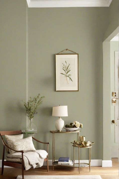 home interior design, interior design space planning, designer wall paint, home paint colors Color For Living Room Walls, Sage Painting, Best Sage Green Paint Colors, Best Sage Green Paint, Green Wall Paint Colors, Svelte Sage, Sage Green Paint Color, Green Painted Walls, Paint Guide