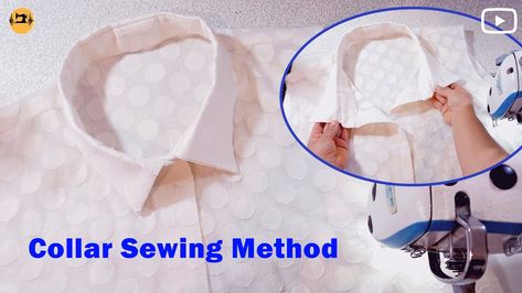 Easier, faster and prettier collar sewing method How to make a shirt collar quickly and easily ladybirdesigner An educational channel in the field of sewing in all its forms, including T-shirts, trousers, shirts, jackets and coats, and how to sew models of sleeves, collars, ruffles and sewing dresses Collar Sewing, Make A Shirt, Fashion Sewing Tutorials, Making Shirts, How To Sew, Shirt Collar, Fashion Sewing, The Field, Sewing Dresses