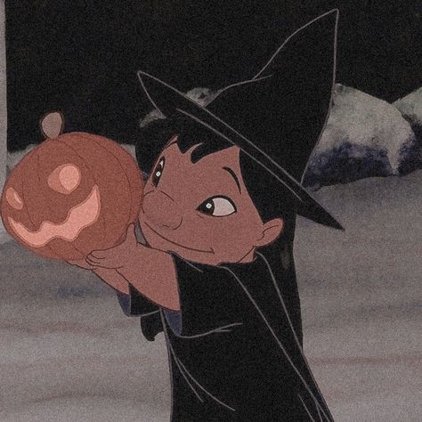 Halloween Wallpaper Cartoon, Cute Halloween Pfp, Halloween Profile Pics, Aesthetic Halloween Wallpaper, Cute Halloween Wallpaper, Lilo And Stitch 2002, Fall Backgrounds Iphone, Halloween Playlist, Laptop Aesthetic