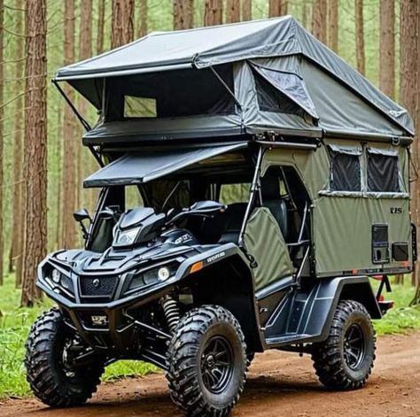 Rv Hacks Travel Trailers, Jeep Sahara, Atv Attachments, Camping Trailer Diy, Defender Camper, Tactical Truck, Bicycle Camping, Atv Trailers, Overland Trailer