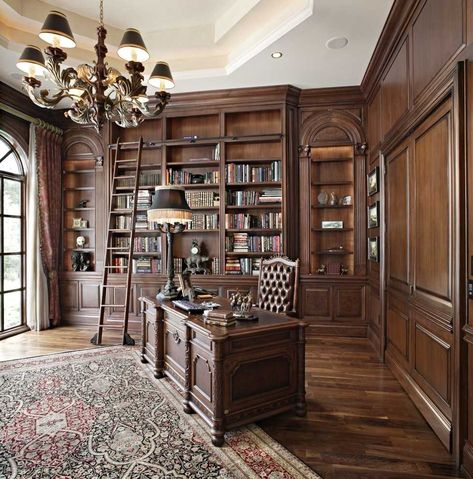 Victorian Home Office, Cozy Library Room, Library Room Design, Victorian Office, Victorian Library, Cozy Home Library, Studio Workspace, Home Library Rooms, Shingle Style Homes