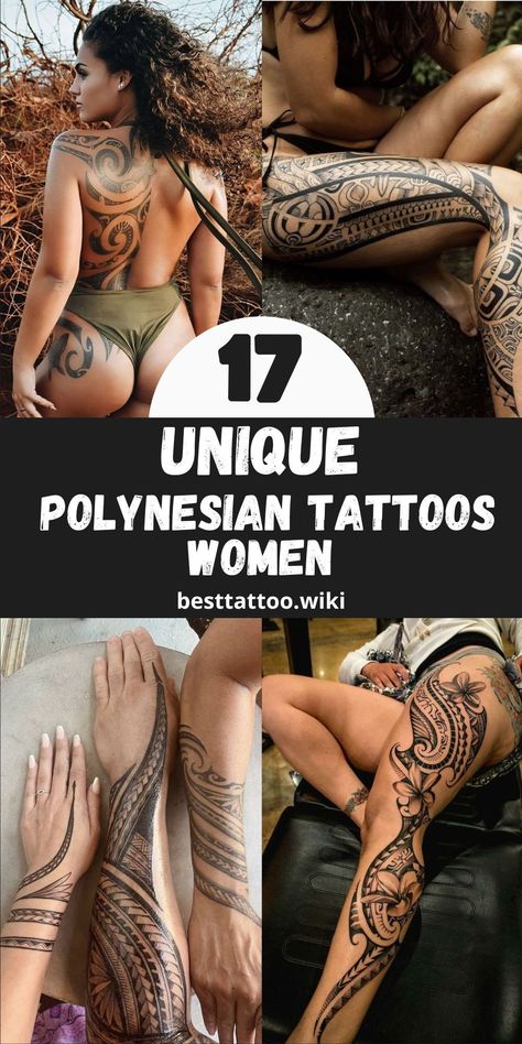 Discover the timeless allure of Polynesian body art with our meticulously curated collection of the top 17 tattoo ideas for women in 2024. From intricate forearm designs to bold leg maori tattoos, each piece represents a celebration of culture and heritage. Explore the deep meanings and rich symbolism behind these captivating tattoos as you embark on a journey of self-expression and cultural exploration. Maori Tattoo Designs Leg For Women, Samoan Tattoo Designs Women, Polynesian Manta Ray Tattoo, Koru Tattoo Maori, Tahiti Tattoo Women, Hawaiian Leg Tattoos For Women, Feminine Polynesian Tattoo, Small Polynesian Tattoo Woman, Women With Leg Tattoos