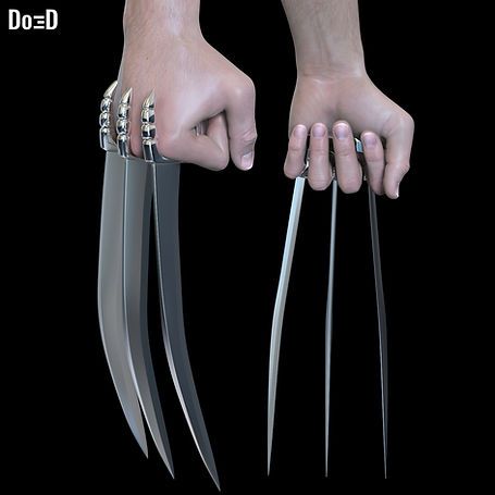 Wolverine X-Men Days of the Future Past Claws only | 3D Printable Model #WC15 | Do3D Paper Claws, Story References, Wolverine Cosplay, Wolverine Claws, James Howlett, Wolverine Logan, Diy Cosplay, Wolverine Art, Character Statue