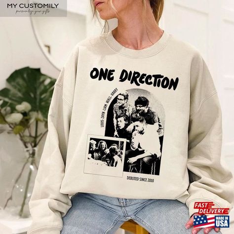 One Direction Tour 2024 Shirt Music Albums Graphic Sweatshirt Unisex Check more at https://mycustomily.com/product/one-direction-tour-2024-shirt-music-albums-graphic-sweatshirt-unisex/ One Direction Tour, Music Albums, One Direction, Graphic Sweatshirt, Sweatshirts, Music