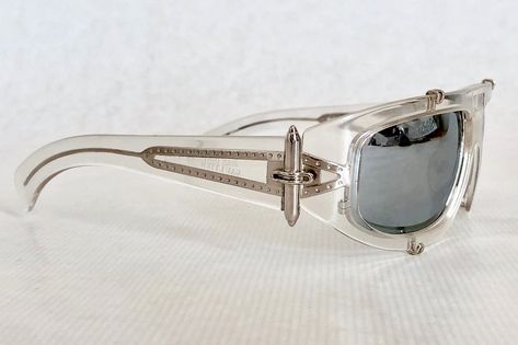 Jean Paul GAULTIER 56-6202 Vintage Sunglasses – New Old Stock – Including Gaultier Case Metal Skeleton, Nice Glasses, Old A, Silver Mirror, Vintage Sunglasses, Paul Gaultier, Eyewear Design, Eyewear Frames, Silver Mirrors