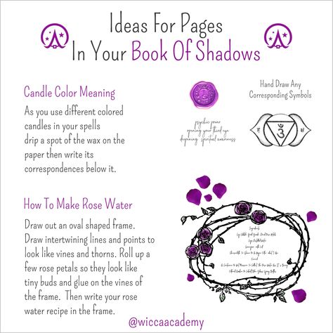 Book Of Mirrors Ideas, Weather Witchcraft, Grimoire Organization, Book Of Mirrors, Diy Grimoire, Meaningful Objects, Tarot Spells, Candle Color Meanings, Psychic Development Learning