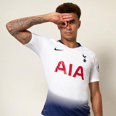 Can you do @dele celebration? 🤦🏻‍♂️ Tap to get yourself Spurs 🔥 18/19 home shirt! | #Dele | #Spurs | #Tottenham | #NikeFootball | Dele Ali, Football Celebrations, Soccer Images, Tottenham Hotspur Players, Dele Alli, Tottenham Hotspur Football, Manchester United Soccer, Tottenham Hotspur Fc, Soccer Boots