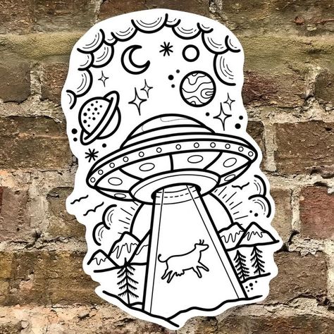 Traditional Rocket Ship Tattoo, Rocket Ship Tattoo Design, Neo Traditional Tattoo Stencil, Small Vintage Tattoo, Rocket Tattoo Design, Space Ships Drawing, New School Tattoo Designs Sketches, Stencil Tattoo Ideas, Rocket Ship Tattoo