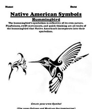 Native American Hummingbird Tattoo, Native American Hummingbird, Native American Animal Symbols, Native American Animals, Native Tattoos, Native American Symbols, American Symbols, Animal Symbolism, Hummingbird Tattoo