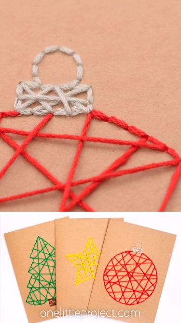 Christmas Cards Easy, String Art Christmas, Art Christmas Cards, Diy String Art, Card Embroidery, String Art Templates, Free Printable Templates, Christmas Tree Template, Cards Easy