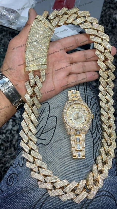 Iced Out Chains, Big Gold Chains, Diamond Cuban Link Chain, Iced Out Jewelry, Diamond Chains, Rapper Jewelry, Chain Diamond, Expensive Jewelry Luxury, Chain For Men