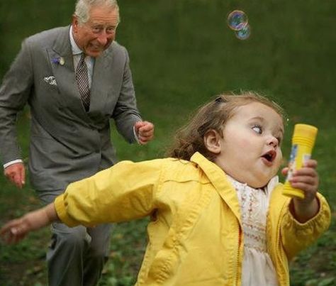 The Bubble Child with Prince Charles Caption This Photo Hilarious, Twitter Pics, Stranger Danger, You Make Me Laugh, Caption This, Belly Laughs, Can't Stop Laughing, Creative Images, Dear Lord