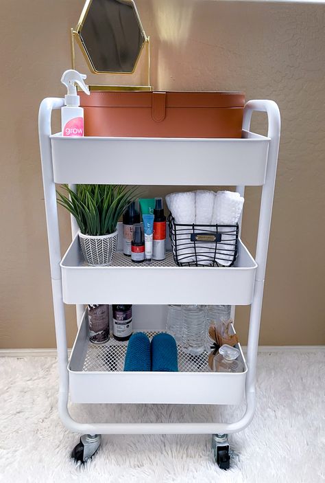 3 Tier Metal Utility Cart - … curated on LTK Cleaning Cart Ideas, Metal Utility Cart, Target Storage, Bathroom Cart, College House, Utility Cart, Rolling Cart, Spa Kit, House Goals