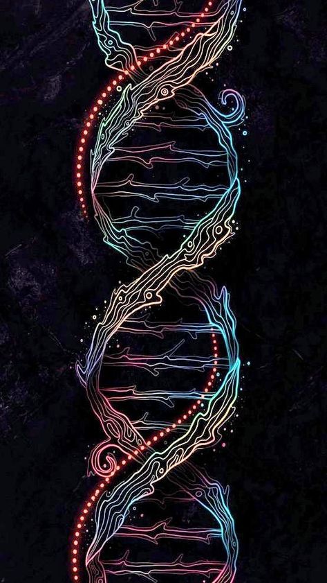 Dna Art Illustrations, Dna Art Design, Dna Aesthetic, Dna Wallpaper, Dna Artwork, Marshmello Wallpapers, Dna Art, Blackout Tattoo, Planet Tattoos