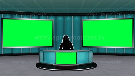 2D/3D green screen background best suited for a variety News-based show Chroma Key Photography, Camera Background, Virtual Training, Joker Hd Wallpaper, Green Screen Background Images, Green Background Video, Virtual Studio, Background Green, Green Screen Video Backgrounds