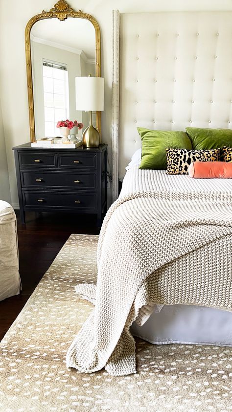 Floral And Animal Print Bedroom, Modern Animal Print Bedroom, Animal Rug Bedroom, Leopard Accent Bedroom, Leopard Print Rugs, Cheetah Print Rug Bedroom, Ballard Antelope Rug, Cheetah Rug Bedroom, Animal Print Rug Bedroom