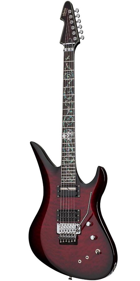 Schecter Nikki Stringfield A-6 FR S Schecter Guitar, Metal Guitars, Heavy Metal Guitar, Schecter Guitars, Guitar Obsession, Beautiful Guitars, Axes, Heavy Metal, Electric Guitar