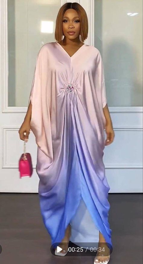 Chiffon Bubu Gown Styles, Free Gown, Long Linen Dresses, Beautiful Ankara Gowns, Bubu Dress, Bubu Gown, Nigerian Outfits, Bubu Gown Styles, Dresses Casual Boho