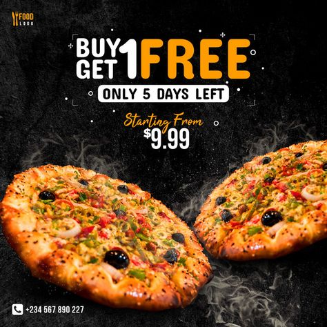 buy one get one free pizza social media post banner templte#pikbest#templates Buy One Get One Free Poster Design, Pizza Social Media Design, Pizza Social Media Post, Pizza Post, International Womens Day Poster, Pizza Flyer, Food Social Media Post, Pizza Poster, Healthy Cheese