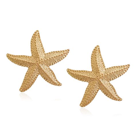 Statement Gold Earrings, Peaceful Ocean, Trip Bag, Star Stud Earrings, Summer 2025, Starfish Earrings, Mermaid Jewelry, Gold Statement Earrings, Summer Trip