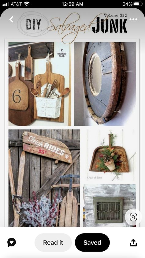 Repurposed Items Upcycling, Cutting Board Wall, Distressed Clothing, Salvage Projects, Repurposed Projects, Repurposed Junk, Cutting Board Crafts, Upcycle Repurpose, Funky Junk Interiors