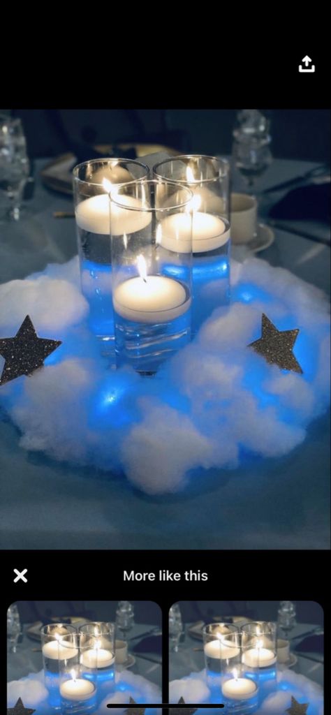 Prom Cloud Theme, Cloud 9 Prom Theme Ideas, Heaven On Earth Prom Theme, Cloud 9 Party Decorations, Cloud 9 Homecoming, In The Clouds Party Theme, Baby Boy Cloud Shower Ideas, Cloud Nine Baby Shower Centerpiece, Cloud Centerpiece Diy Table Decorations