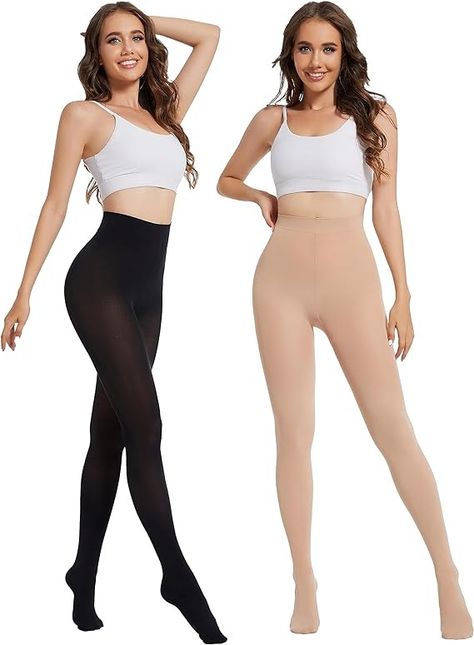 Amazon.com: HeyUU Women's 80 Denier Semi Opaque Tights High Waist Soft Solid Color Pantyhose : Clothing, Shoes & Jewelry Opaque Tights, Woman Colour, Shoes Jewelry, Top Styles, Fashion Branding, High Waist, Topshop, Tights, Shoe Jewelry