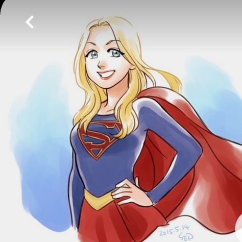 Supergirl Cartoon, Supergirl Drawing, Next Avengers, Supergirl Comic, Action Comics 1, Supergirl Dc, Comic Book Art Style, Bruce Timm, Dc Super Hero Girls