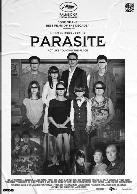 Parasite Movie Poster, Parasite Movie, Arte Zombie, Iconic Movie Posters, Comedy Movie, Film Poster Design, Song Kang, Fotografi Vintage, I Love Cinema