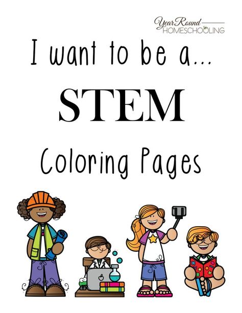 FREE STEM Coloring Pages Steam Coloring Pages, Stem Coloring Pages Free Printable, Kindergarten Stem, Daisy Troop, Stem Engineering, Stem Classes, Stem Resources, Teaching Stem, Free Homeschool Printables