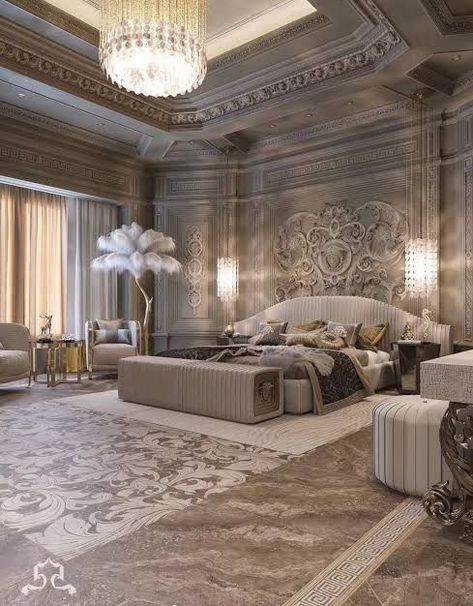 Man Home Decor, Royal Bedroom, Luxury Bedroom Design, Luxurious Bedroom, Luxury Bedroom Master, Inspire Me Home Decor, Mansion Interior, Elegant Bedroom, Luxury Homes Interior