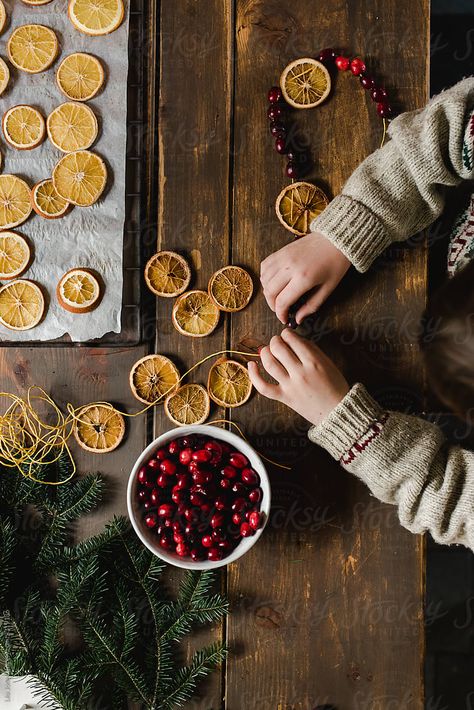 Holiday Garland, View From Above, Orange Christmas, Dried Oranges, Nordic Christmas, Christmas Photography, Diy Garland, Christmas Table Settings, Christmas Mood