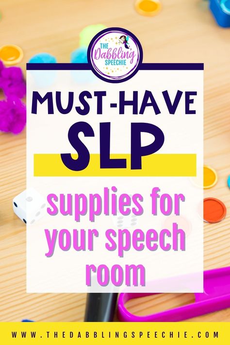 Desk Organization Slp, Speech Therapy Must Haves, Middle School Speech Therapy Room Decor, School Slp Must Haves, Slp Classroom Ideas, Slp Room Ideas, Small Speech Therapy Room Setup, Speech Room Ideas, Speech Therapy Decorations For Classroom