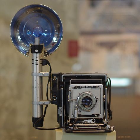 Speed Graphic Camera, Aviation Museum, On Display, Camera Photo, Cameras, Prom