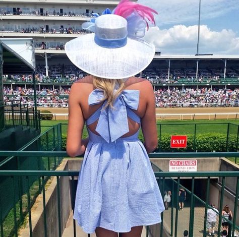 Derby days with LJ  #laurenjames #seersucker #lifeisbetterinseersucker #seersuckerdress #derby #derbyfashion #southern #preppystyle Kentucky Derby Women, Derby Party Outfit, Kentucky Derby Party Outfit, Kentucky Derby Attire, Kentucky Derby Outfit, Kentucky Derby Fashion, Kentucky Derby Style, Derby Attire, Derby Fashion