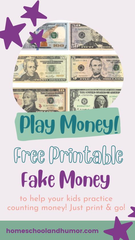 Diy Play Money Free Printable, Fake Play Money Free Printable, Fake Coins Printable, Classroom Money Template Free Printable, Free Money Printables, Money Identification Activities, Dollar Bill Template Free Printable, Money Placeholder Printable, Free Printable Money For Kids