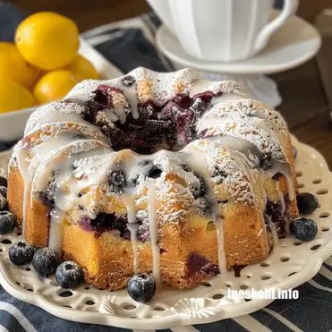 Sour Cream Blueberry Coffee Cake Blueberry Sour Cream Pound Cake, Sour Cream Blueberry Coffee Cake, Blueberry Sour Cream Coffee Cake, Blueberry Bundt Cake Recipes, Lemon Blueberry Bundt Cake, Cream Cheese Pound Cake Recipe, Blueberry Bundt Cake, Blueberry Breakfast Cake, Shugary Sweets