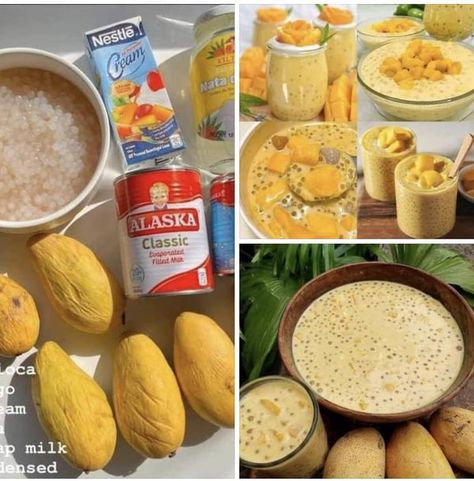 Mango Tapioca Recipe, Tapioca Recipe, Mango Tapioca, Nestle Cream, Tapioca Recipes, 1 Cup, Coco, Mango, Yummy Food