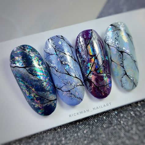 Chrome Nail Design, Line Nail Art, Chrome Nail Art, Chrome Nails Designs, Chrome Nail, Grunge Nails, Lines On Nails, Nail Art Designs Diy, Beach Nails