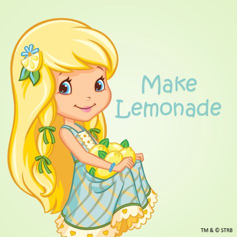 Strawberry Shortcake: Lemon Meringue "Make Lemonade" Bluebbery Muffin, Lemon Meringue Strawberry Shortcake, Strawberry Shortcake Lemon Meringue, Strawberry Shortcake Lemon, Lemonade Strawberry, Strawberry Shortcake Pictures, Strawberry Shortcake Coloring Pages, Berry Shortcake, Strawberry Shortcake Cartoon