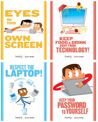 8 Must Have Classroom Posters for Technology Best Practices Setting Routines, Lab Komputer, Computer Lab Rules, School Computer Lab, Computer Lab Classroom, Education Poster Design, Mini Posters, School Computers, Computer Class