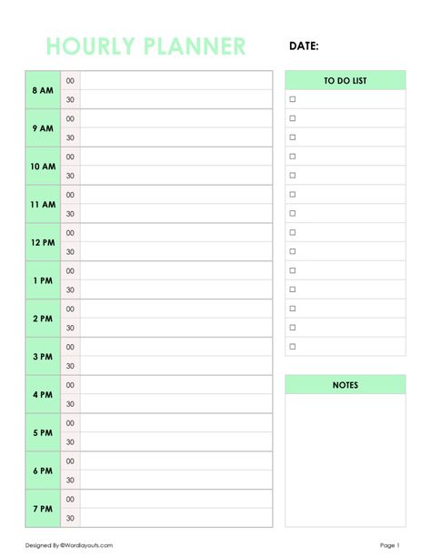 Use this free hourly planner template to organize your tasks each hour of the day!

Designed by @wordlayouts Hourly Planner Template, Hourly Planner, Can Organizer, Free Planner, Printable Templates, Planner Template, Each Day, Template Printable, To Do List