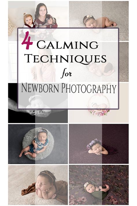 Newborn Photographer Studio, Photography Learning, Newborn Photography Tips, Calming Techniques, Newborn Photo Session, Soothing Baby, Newborn Hacks, Studio Poses, Newborn Poses