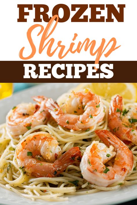 Looking for some quick frozen shrimp recipes? From pasta to salad to tacos, frozen shrimp can be used to make plenty of delicious meals! Precooked Frozen Shrimp Recipes, Frozen Pre Cooked Shrimp Recipes, Cooked Shrimp Recipes Frozen, Frozen Cooked Shrimp Recipes, Shrimp Noodles Recipes, Precooked Shrimp Recipes, Raw Shrimp Recipes, Frozen Shrimp Recipes, Frozen Cooked Shrimp