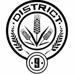 #TheHungerGames (2012) - District 9 District 9 Hunger Games, Hunger Games Logo, Hunger Games Tattoo, Hunger Games Tributes, 9 Logo, Hunger Games Districts, Hunger Games Party, Hunger Games Wallpaper, Games Logo